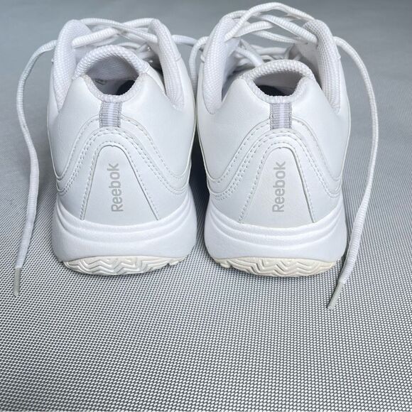 Reebok All White DMX Ride Oil Resistant Sneakers Women’s Size 8 1/2 Wide EUC - Picture 2 of 8